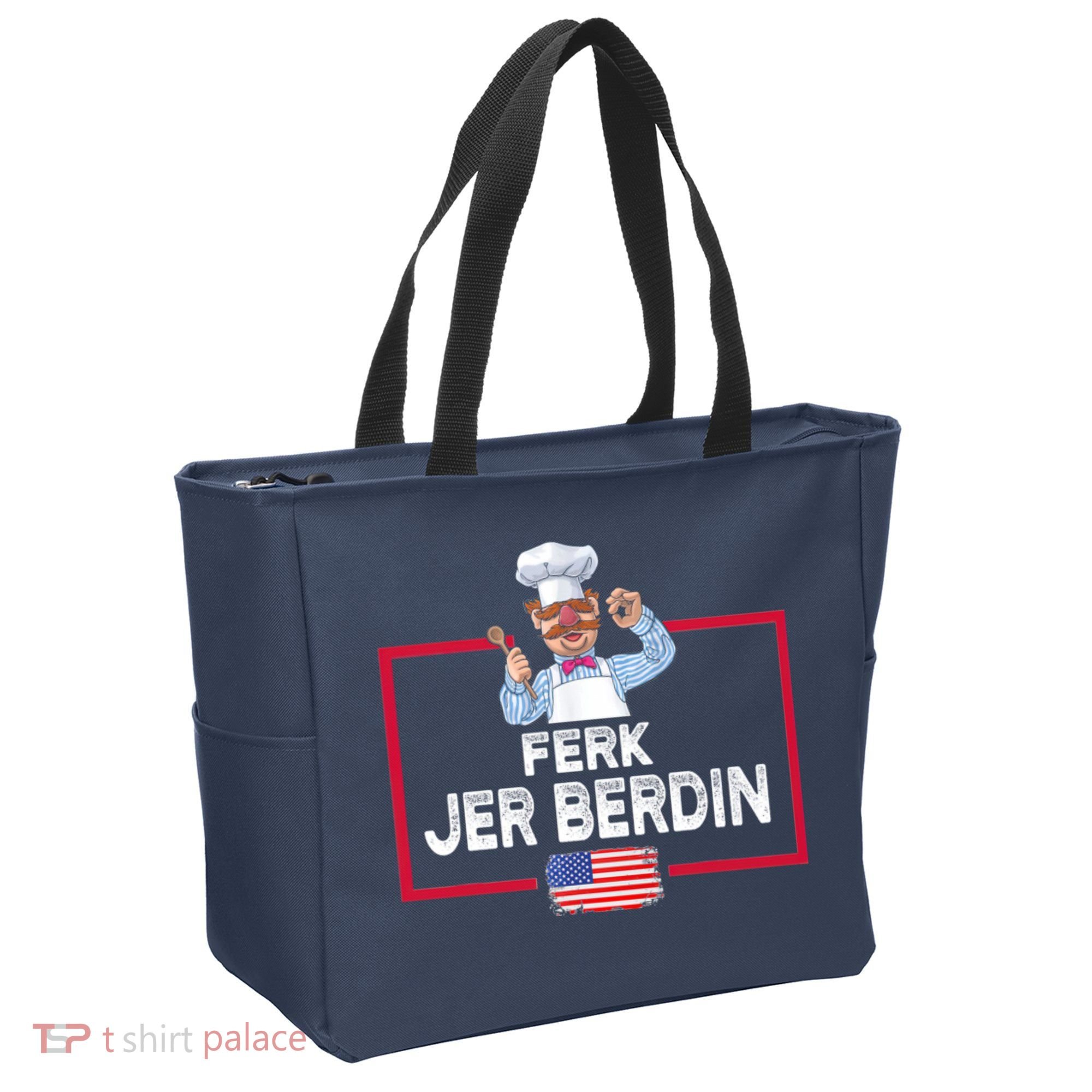 Ferk Jer Berdin Usa American Flag Tote Bag