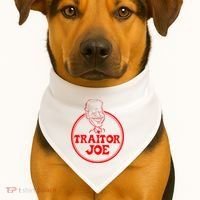 Funny Joe Biden  USA-Made Doggie Bandana thumb 1