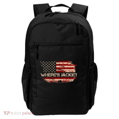 Funny Joe Biden Where's Jackie Backpack