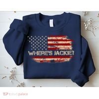 Funny Joe Biden Where's Jackie Sweatshirt thumb 2
