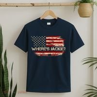 Funny Joe Biden Where's Jackie T-Shirt thumb 2