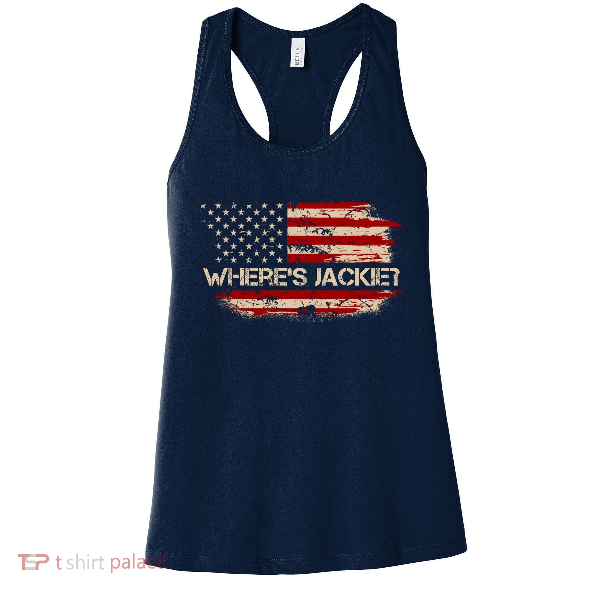 Funny Joe Biden Where's Jackie Women's Tank Top