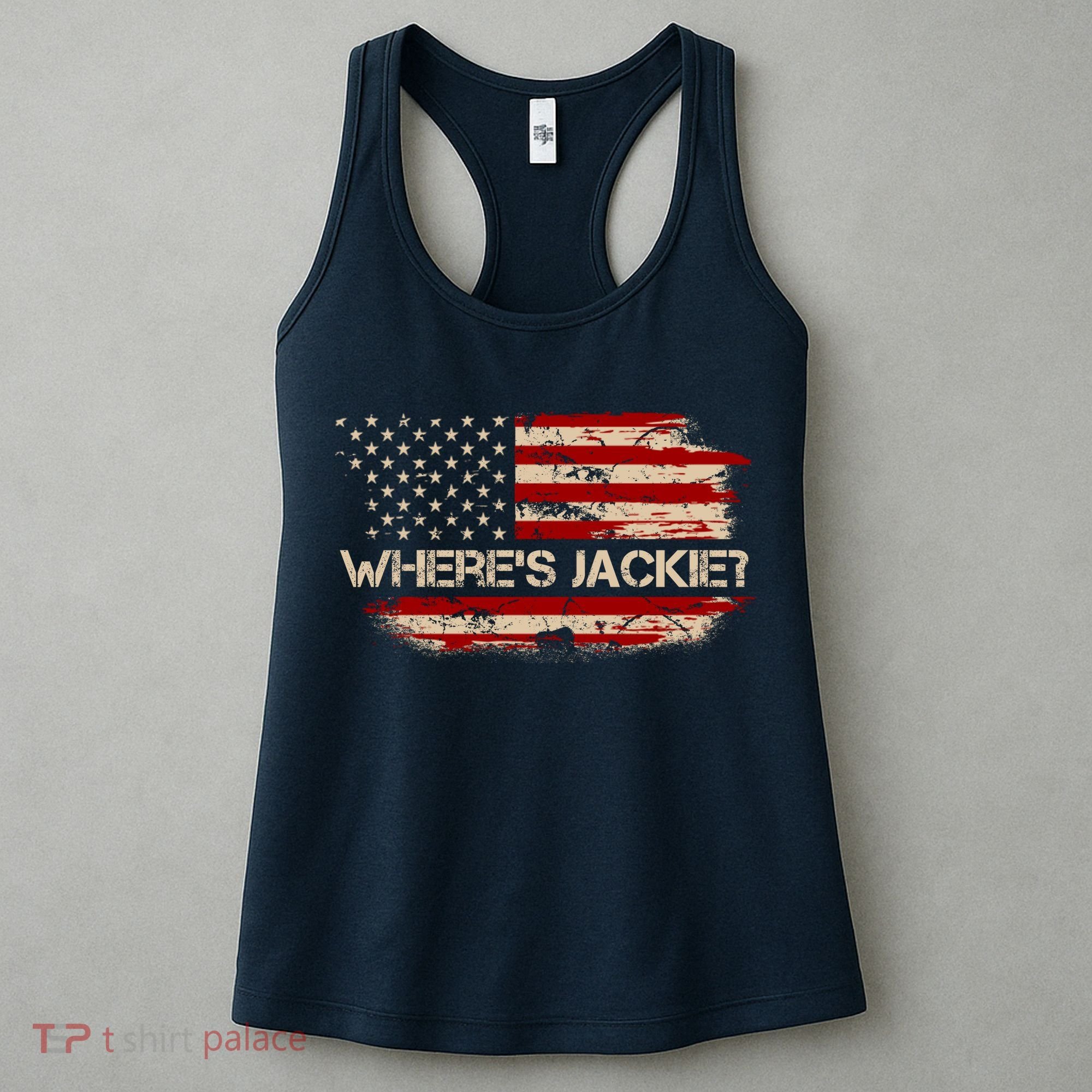 Funny Joe Biden Where's Jackie Women's Tank Top