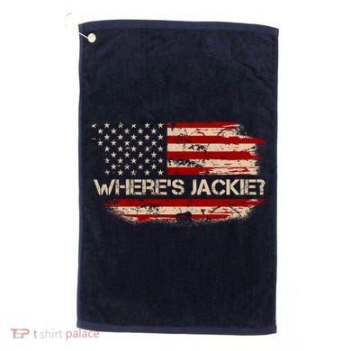 Funny Joe Biden Where's Jackie Golf Towel