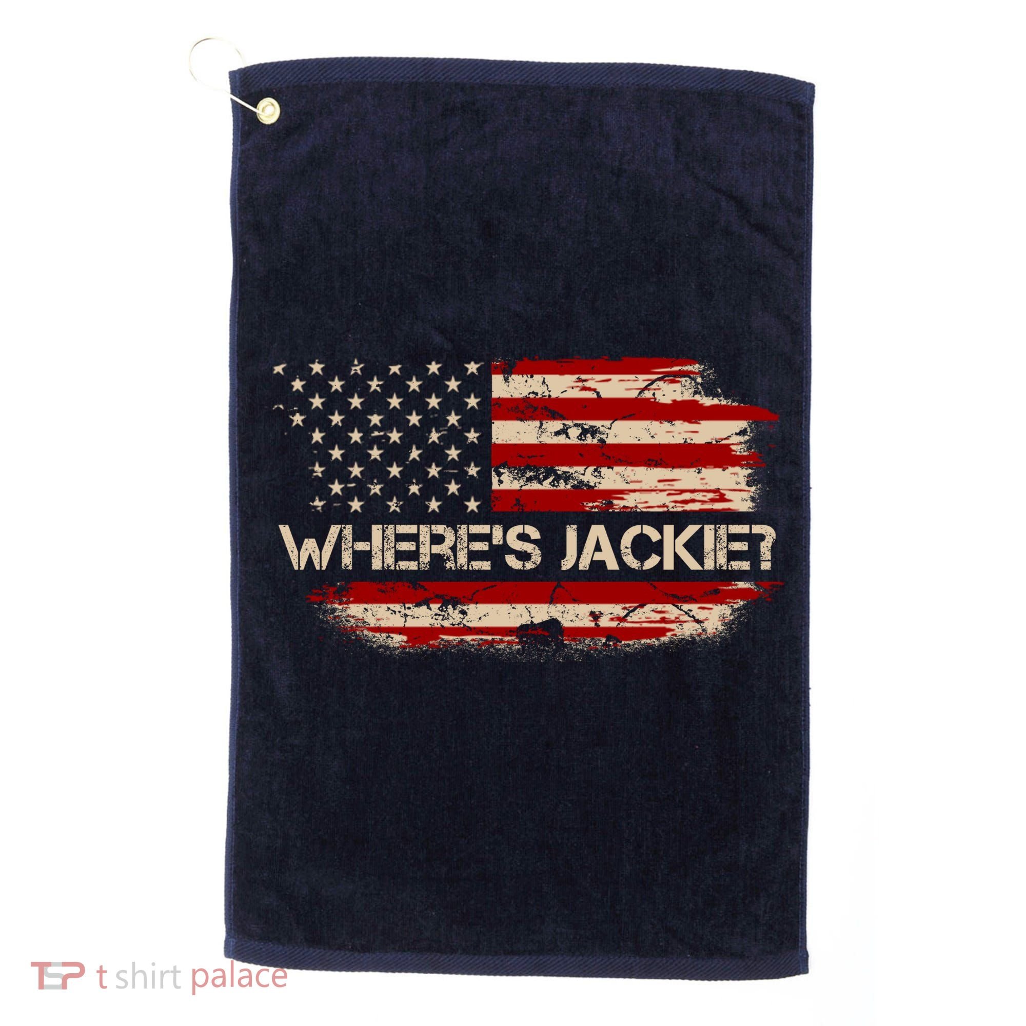Funny Joe Biden Where's Jackie Golf Towel