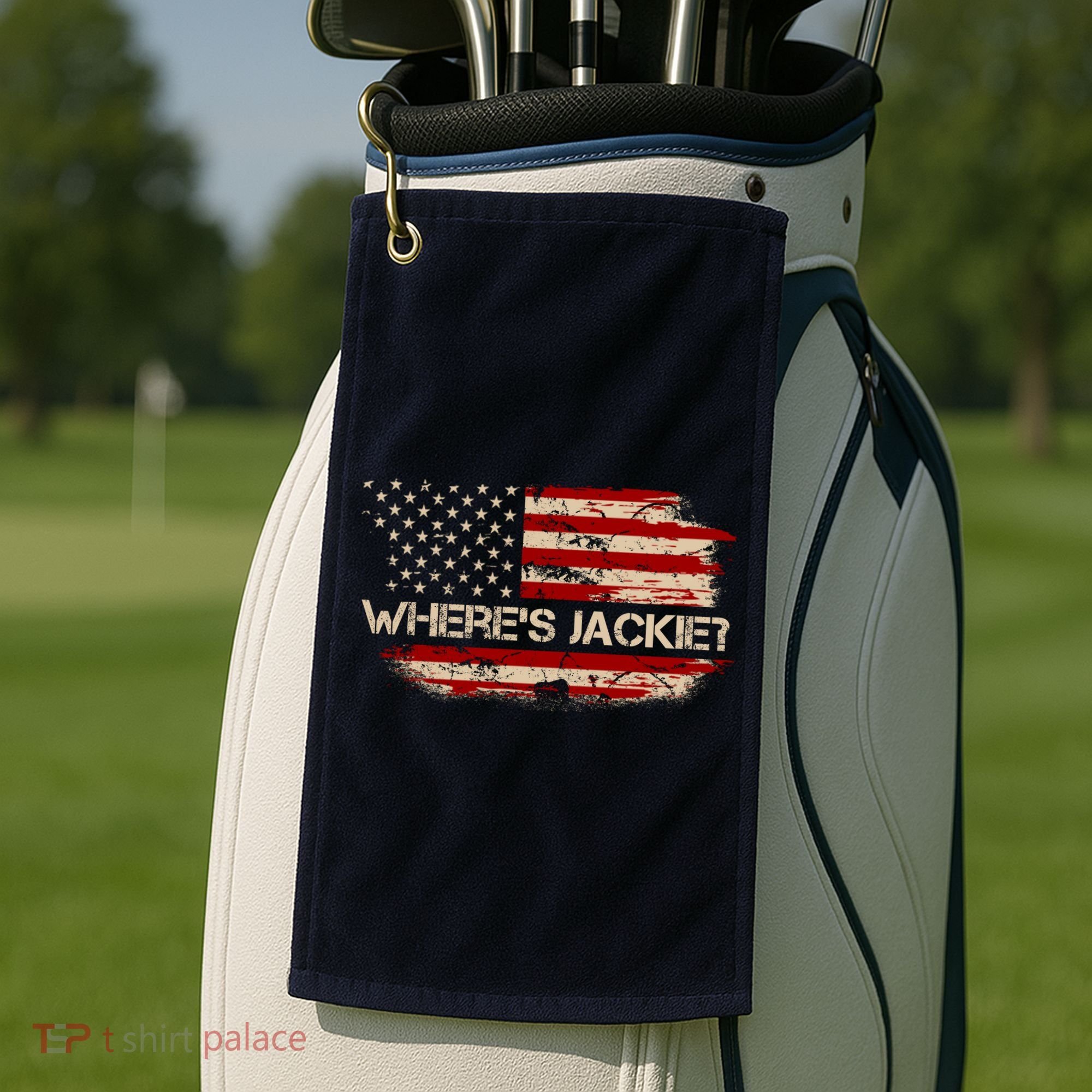 Funny Joe Biden Where's Jackie Golf Towel