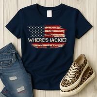 Funny Joe Biden Where's Jackie Women's T-Shirt thumb 3