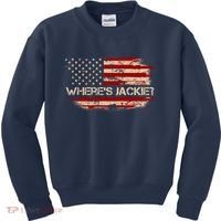 Funny Joe Biden Where's Jackie Kids Sweatshirt thumb 0
