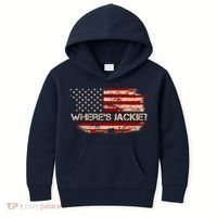 Funny Joe Biden Where's Jackie Kids Hoodie thumb 0
