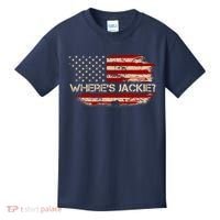 Funny Joe Biden Where's Jackie Kids T-Shirt thumb 0