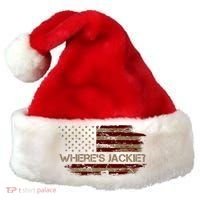 Funny Joe Biden Where's Jackie Santa Hat thumb 0