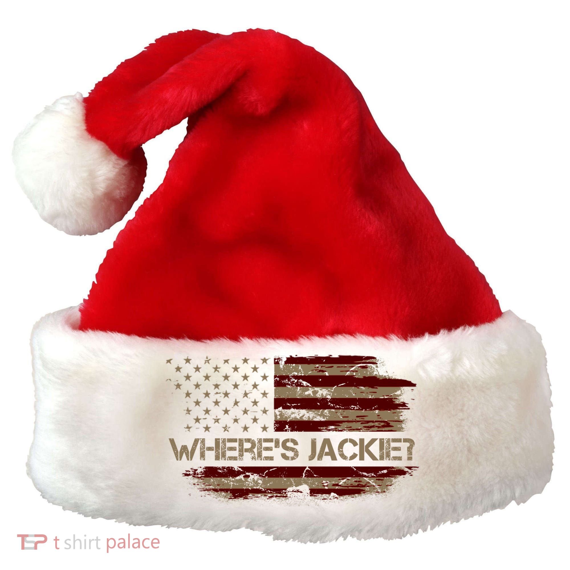 Funny Joe Biden Where's Jackie Santa Hat