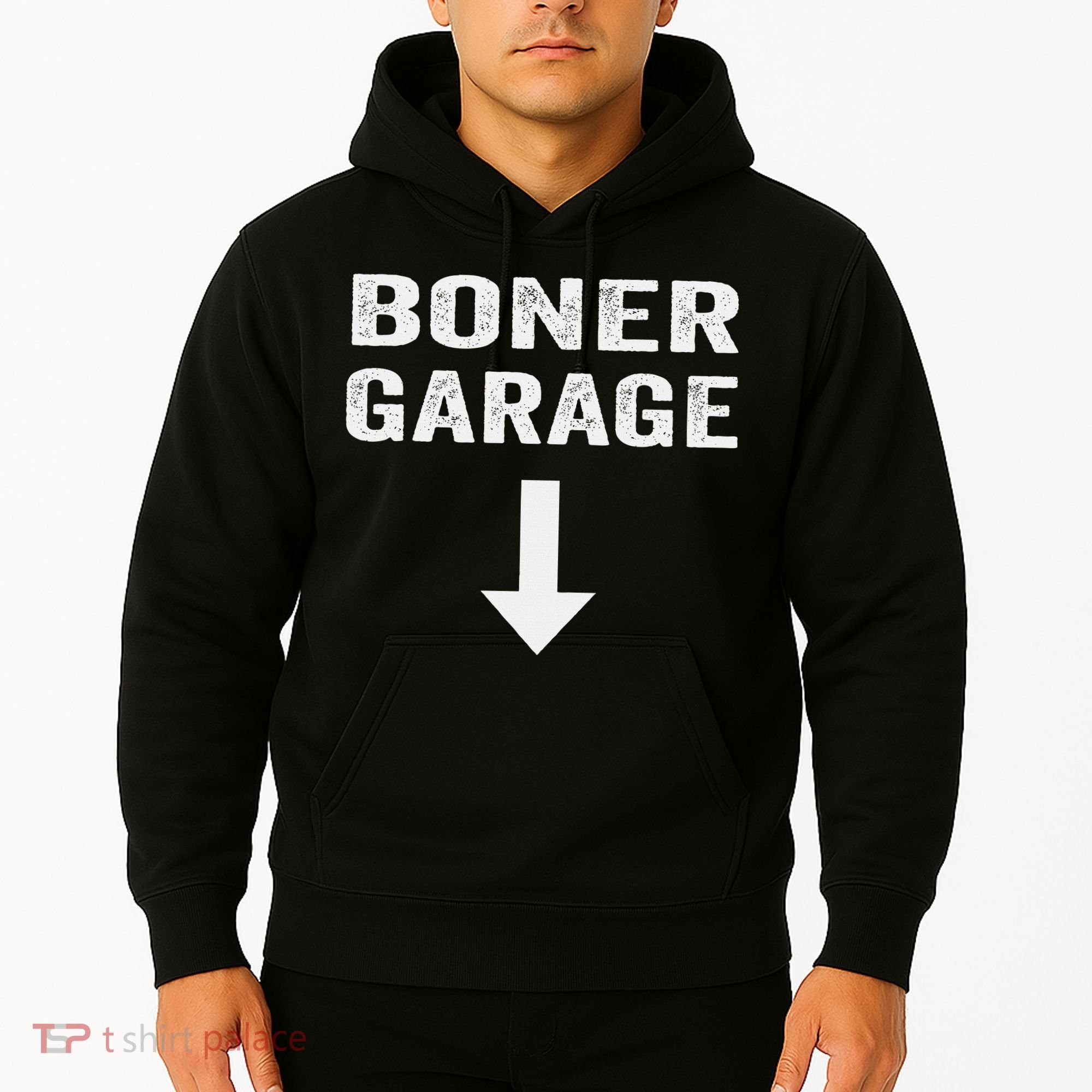 Funny Joke Boner Garage Hoodie