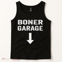 Funny Joke Boner Garage Tank Top thumb 2