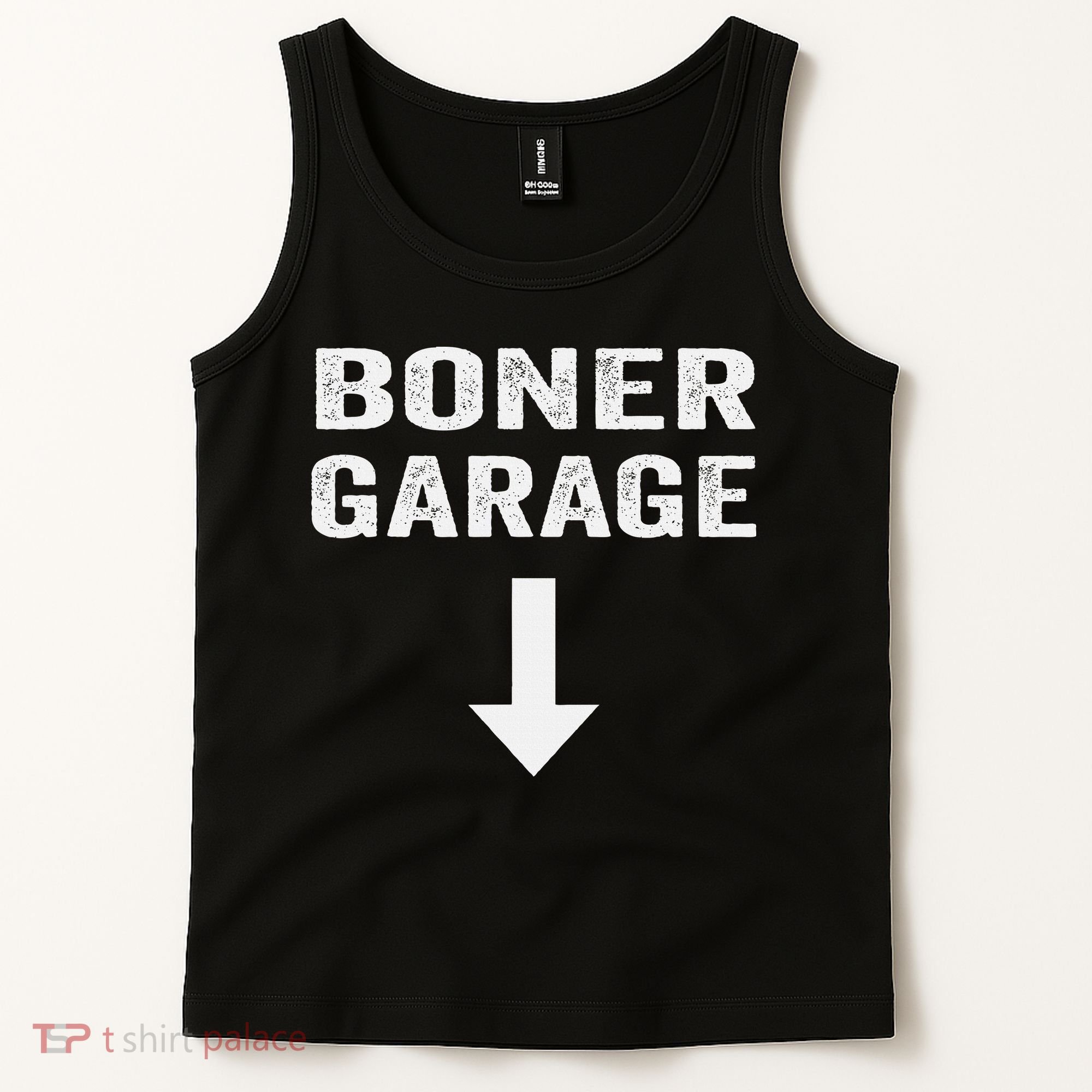 Funny Joke Boner Garage Tank Top
