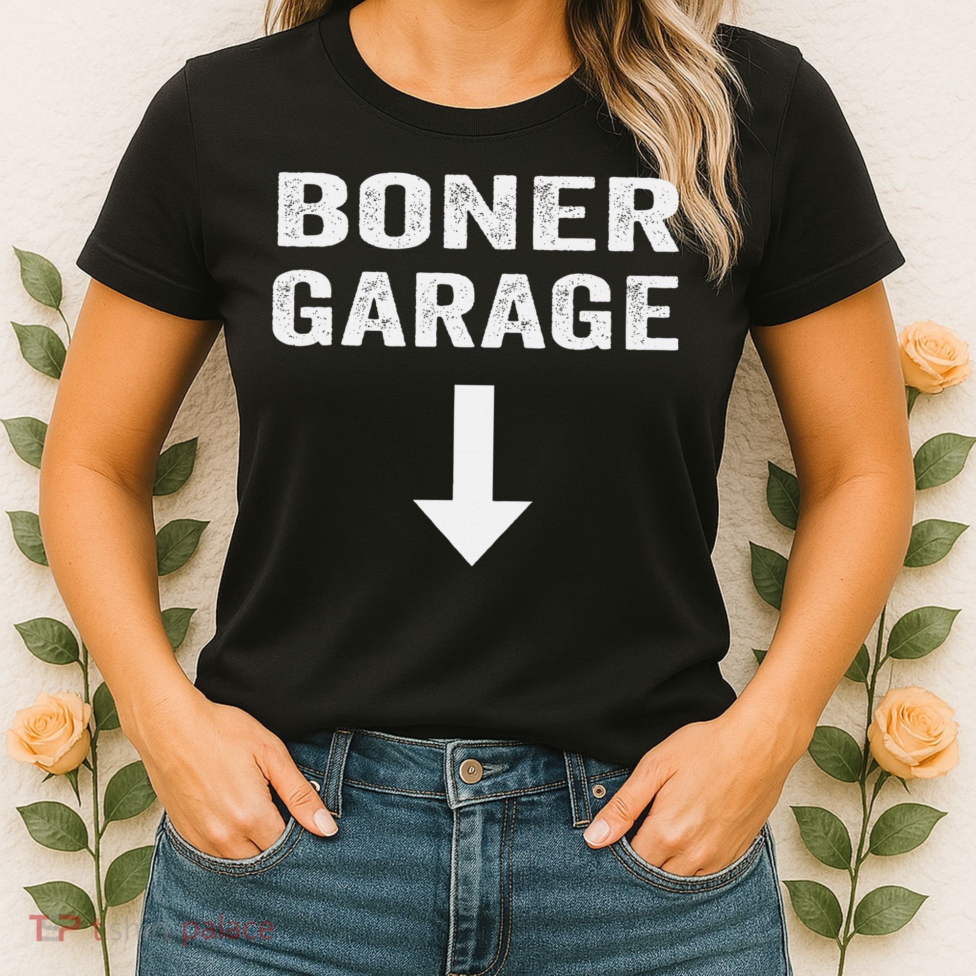 Funny Joke Boner Garage Women's T-Shirt