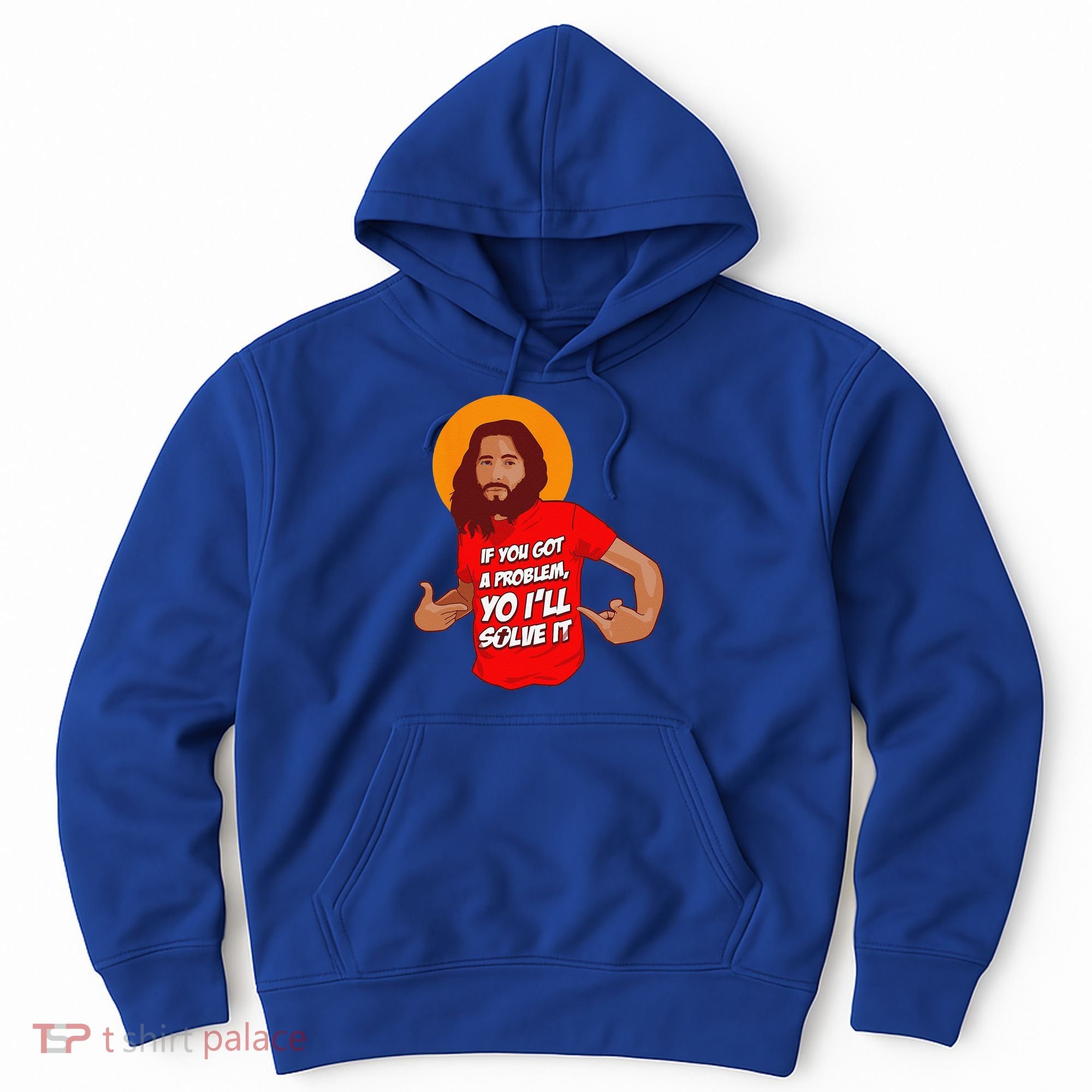 Funny Jesus Christian Meme Yo Ill Solve It Christmas Hoodie