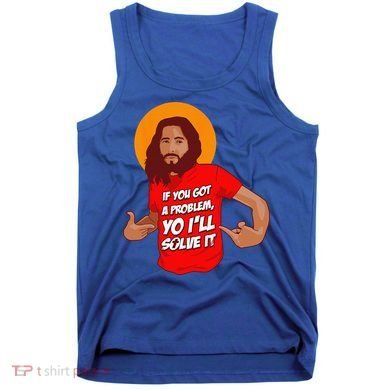 Funny Jesus Christian Meme Yo Ill Solve It Christmas Tank Top