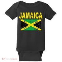 Flag Jamaica Cool Jamaican Flags Women Gift Baby Bodysuit thumb 0