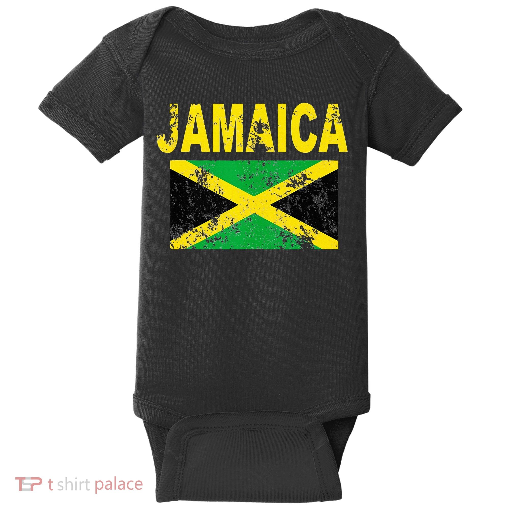 Flag Jamaica Cool Jamaican Flags Women Gift Baby Bodysuit