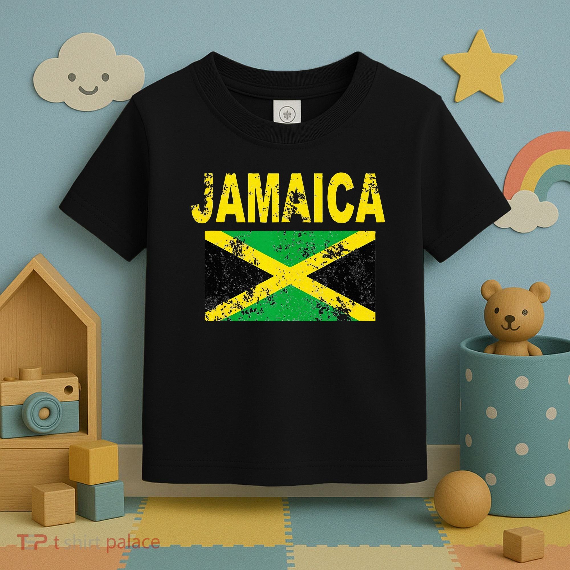 Flag Jamaica Cool Jamaican Flags Women Gift Toddler T-Shirt