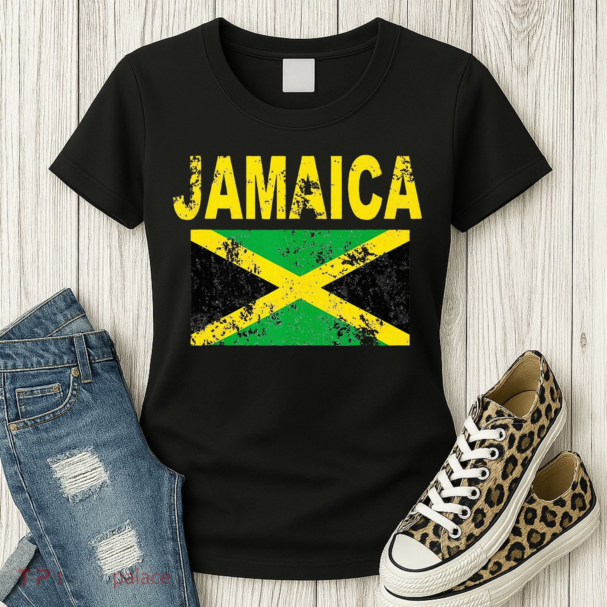 Flag Jamaica Cool Jamaican Flags Women Gift Women's T-Shirt