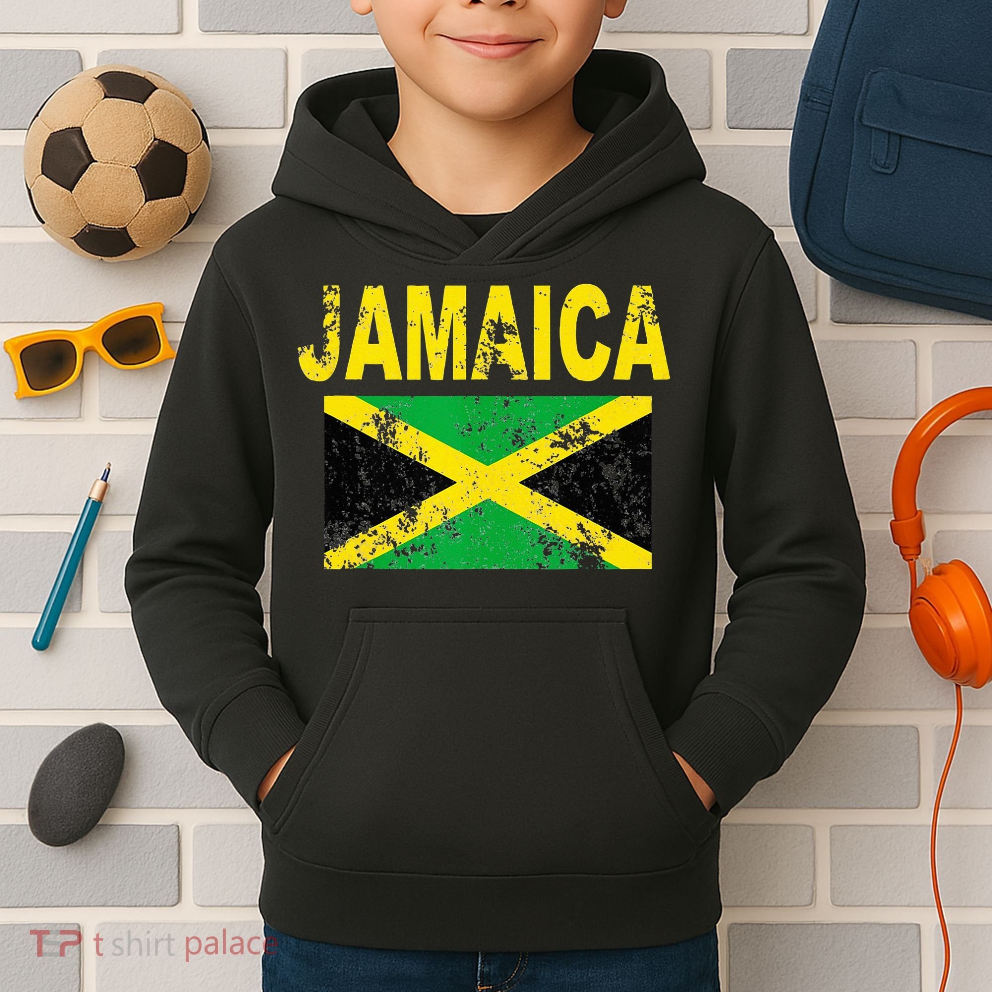Flag Jamaica Cool Jamaican Flags Women Gift Kids Hoodie