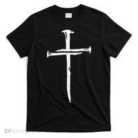 Funny Jesus Cross Three Nails Christian Vintage Gift T-Shirt thumb 0
