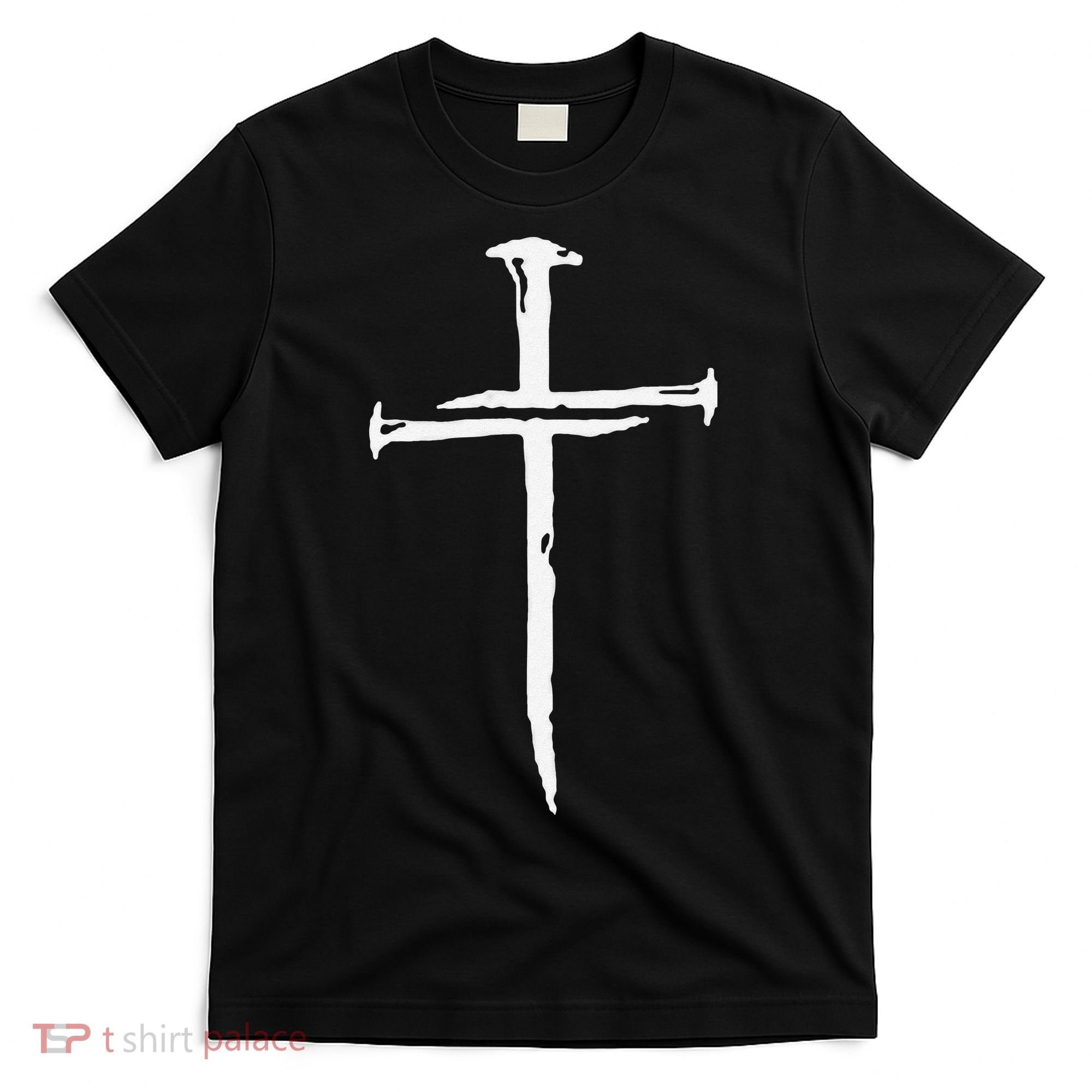 Funny Jesus Cross Three Nails Christian Vintage Gift T-Shirt