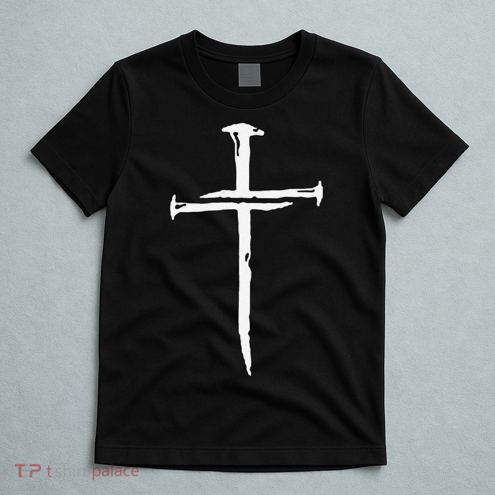Funny Jesus Cross Three Nails Christian Vintage Gift T-Shirt