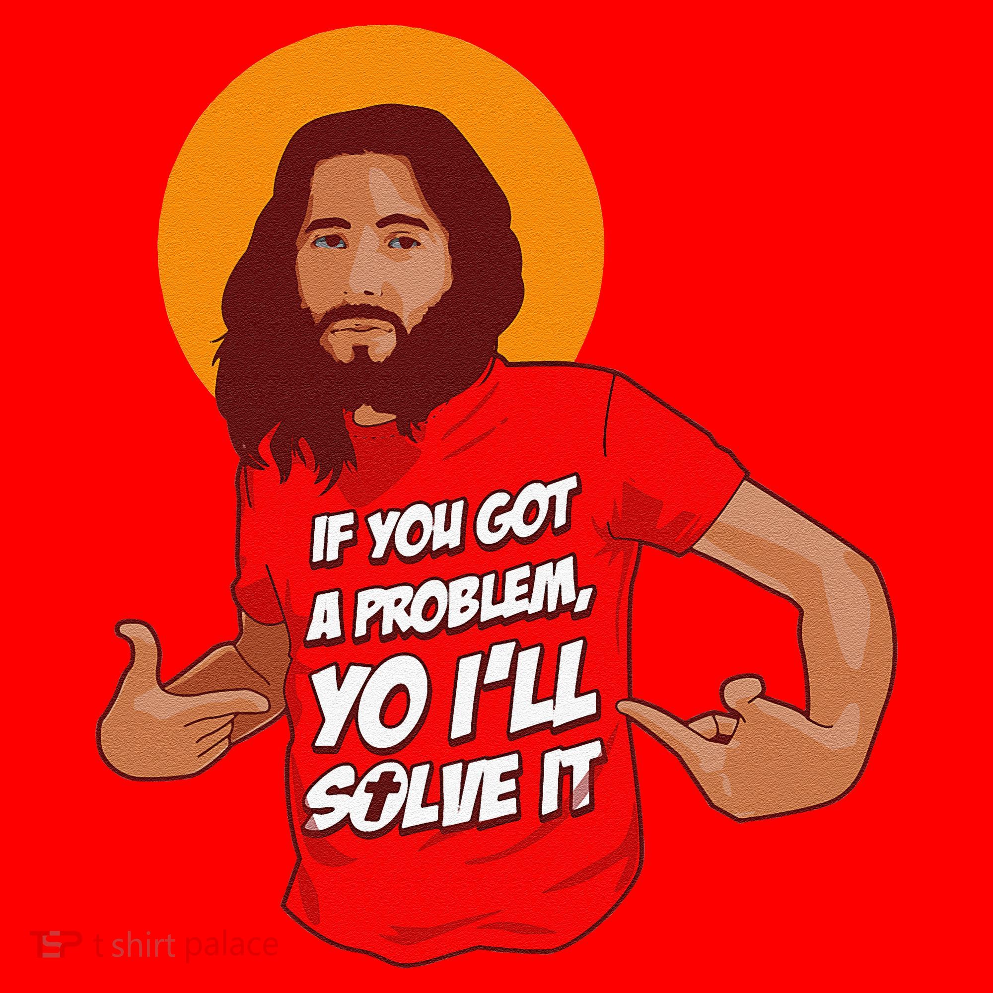Funny Jesus Christian Meme Yo I'll Solve It Christmas Santa Hat