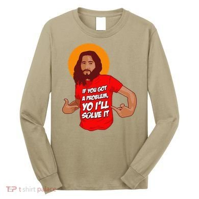 Funny Jesus Christian Meme Yo I'll Solve It Christmas Long Sleeve Shirt