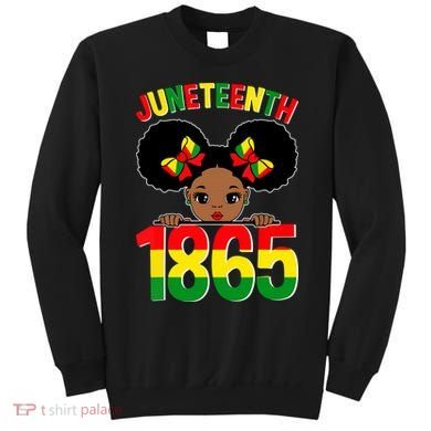 Funny Juneteenth Celebrating 1865 Cute Black African American Sweatshirt