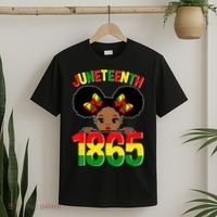 Funny Juneteenth Celebrating 1865 Cute Black African American T-Shirt thumb 2