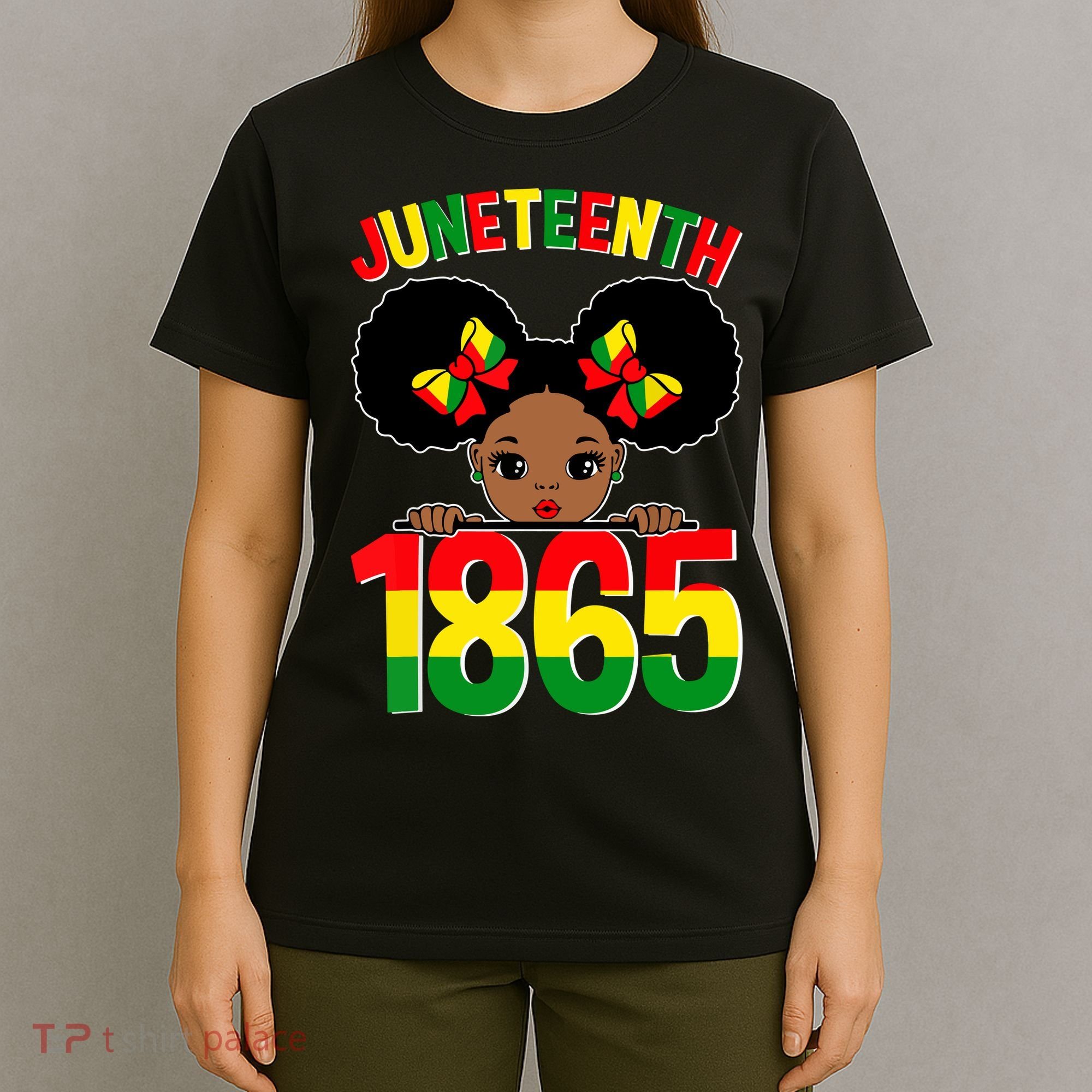 Funny Juneteenth Celebrating 1865 Cute Black African American T-Shirt