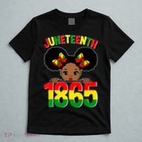 Funny Juneteenth Celebrating 1865 Cute Black African American T-Shirt thumb 5