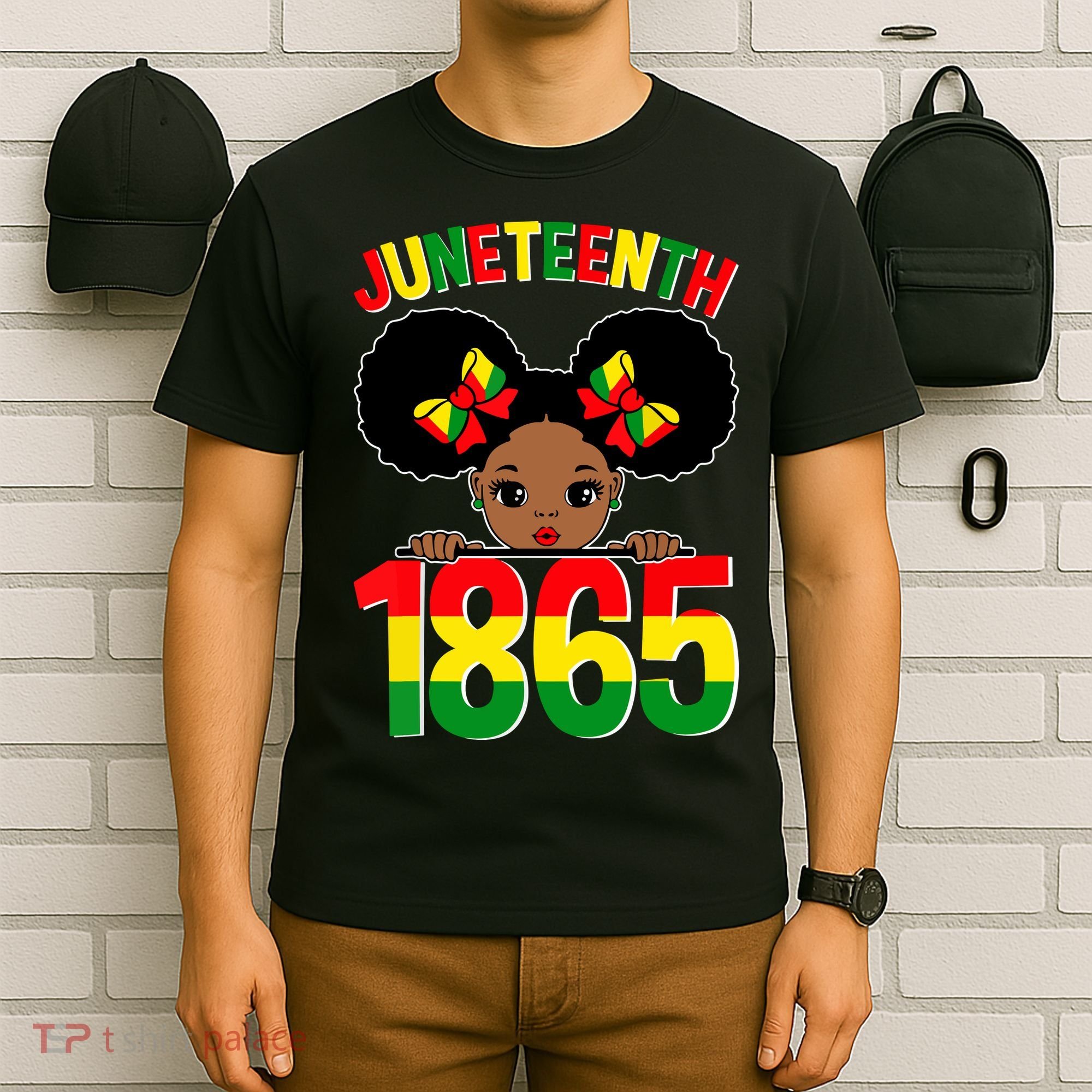 Funny Juneteenth Celebrating 1865 Cute Black African American T-Shirt