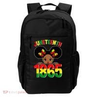 Funny Juneteenth Celebrating 1865 Cute Black African American Backpack thumb 0