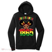 Funny Juneteenth Celebrating 1865 Cute Black African American Women's Hoodie thumb 0