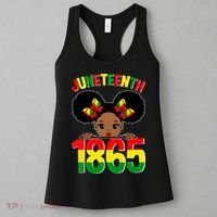 Funny Juneteenth Celebrating 1865 Cute Black African American Women's Tank Top thumb 3