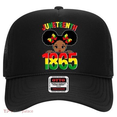 Funny Juneteenth Celebrating 1865 Cute Black African American Hat