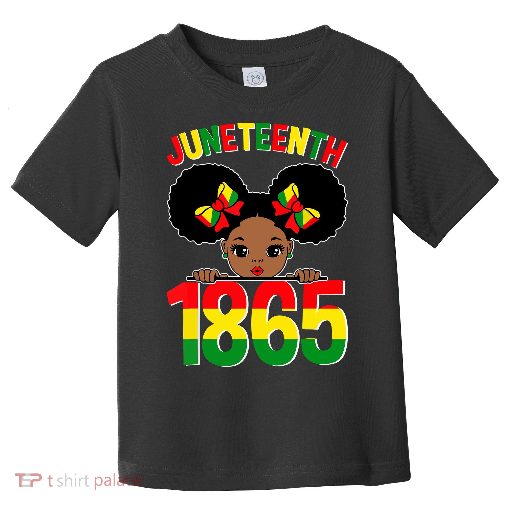 Funny Juneteenth Celebrating 1865 Cute Black African American Toddler T-Shirt