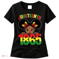 Funny Juneteenth Celebrating 1865 Cute Black African American Women's T-Shirt thumb 0