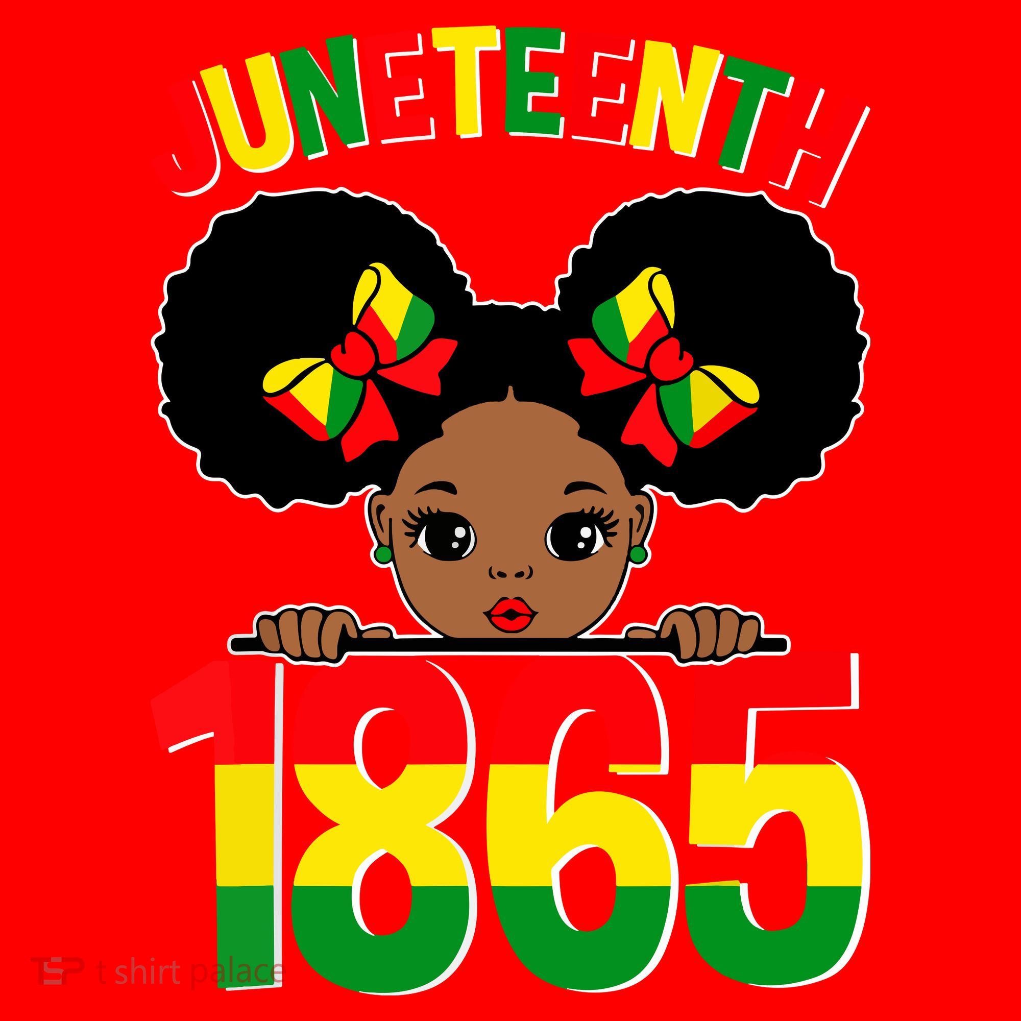 Funny Juneteenth Celebrating 1865 Cute Black African American Santa Hat