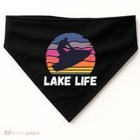 Funny Jetski Cool Gift Jetskiing Jet Ski Accessory Gift USA-Made Doggie Bandana thumb 0