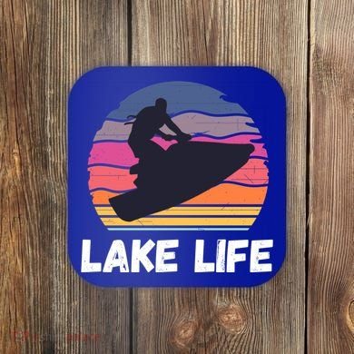 Funny Jetski Cool Gift Jetskiing Jet Ski Accessory Gift Coaster