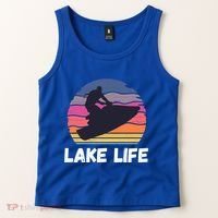 Funny Jetski Cool Gift Jetskiing Jet Ski Accessory Gift Tank Top thumb 2