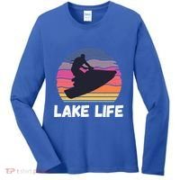 Funny Jetski Cool Gift Jetskiing Jet Ski Accessory Gift Women's Long Sleeve Shirt thumb 0
