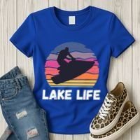 Funny Jetski Cool Gift Jetskiing Jet Ski Accessory Gift Women's T-Shirt thumb 3
