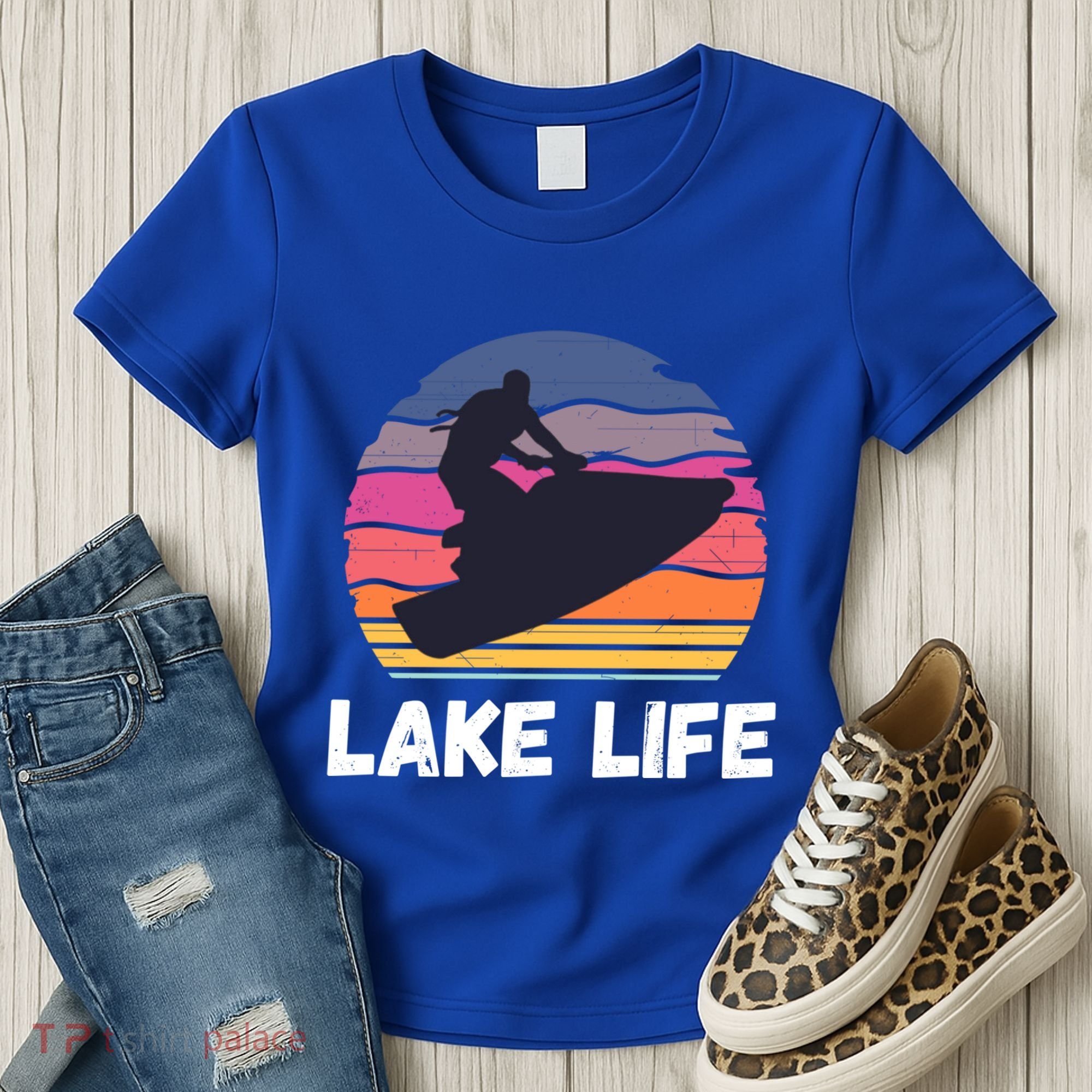 Funny Jetski Cool Gift Jetskiing Jet Ski Accessory Gift Women's T-Shirt